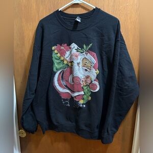Vintage Style Santa Sweatshirt